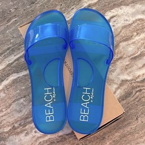 Beach by Matisse Sol Jelly Slide Sandals- Brand New